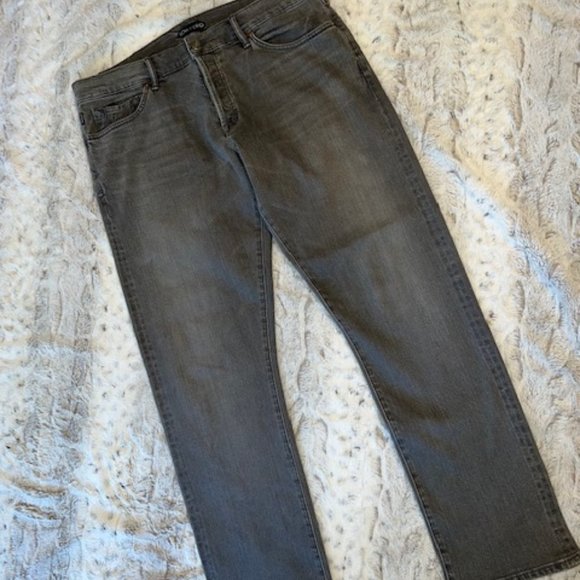 Tom Ford Straigt Leg Gray Jeans Sz 38 X 32 - Picture 3 of 15